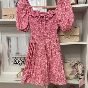 Abercrombie & Fitch Pink Smocked Dress